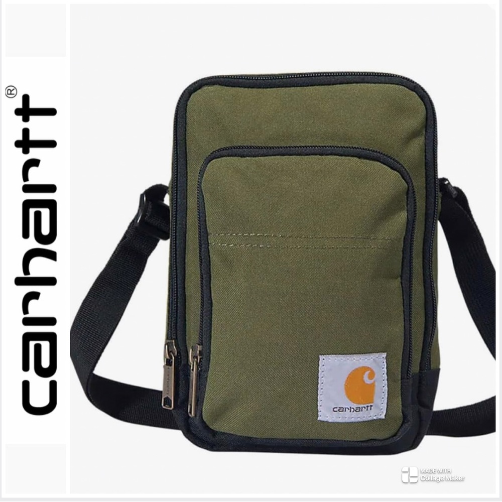 Carhartt Legacy Crossbody Organizer Bag. Basil Green, Unisex. EUC
